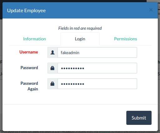 Employee Login Tab