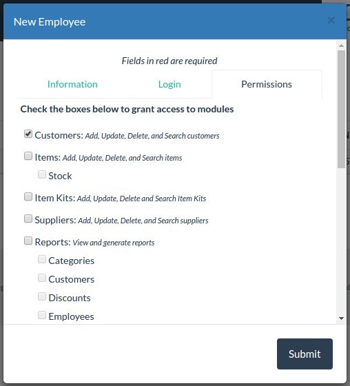 Employee Permissions